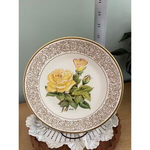 Vintage "The Peace Rose" Edward Marshall Boehm Limited Collector Plate